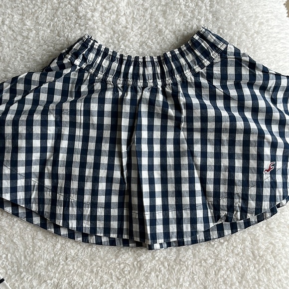 Blue and white plaid skirt💙 - Picture 1 of 1